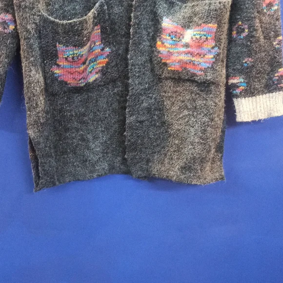 Aesthetic Hoodie shrug M size woolen - Picture 3 of 8